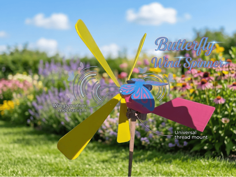 Butterfly Wind Spinner