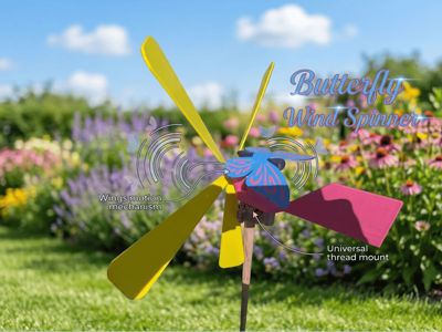 Butterfly Wind Spinner