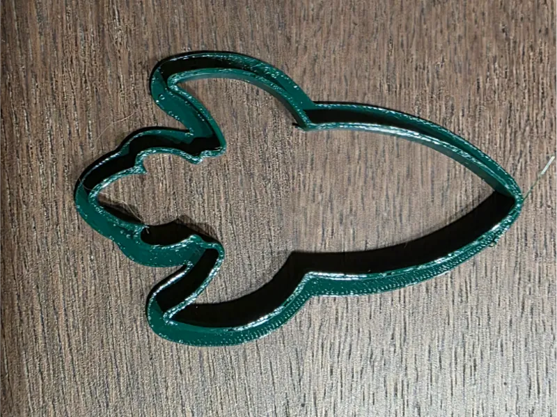 Rocket cookie cutter