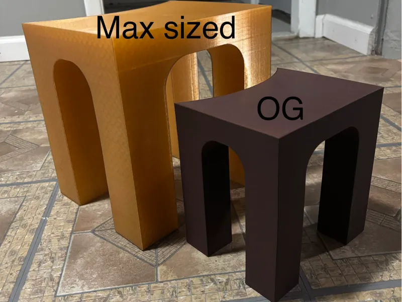 Poop Stool Max Sized(256mm^3 printers)