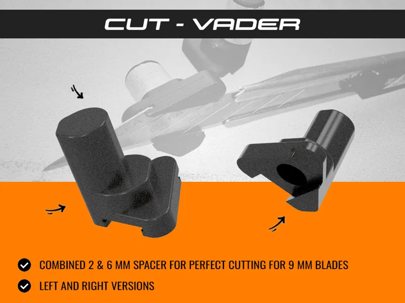 Cut-Vader - Abstandshalter für Folienschnitte