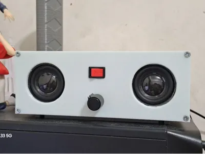 3W dual channel computer wired speaker 
