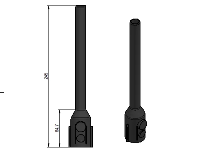 Dyson Duese - Quick Release - V7-V15 DM18x245mm