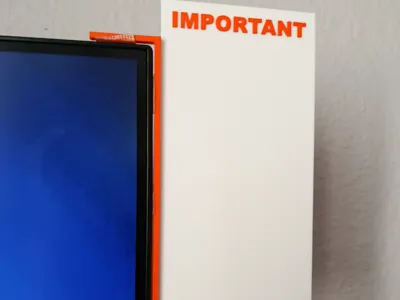 Monitor Post-it Holder