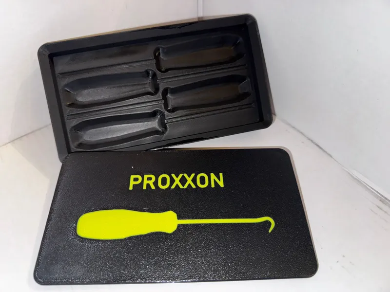 Proxxon Micro Special Hook Set Storage Box
