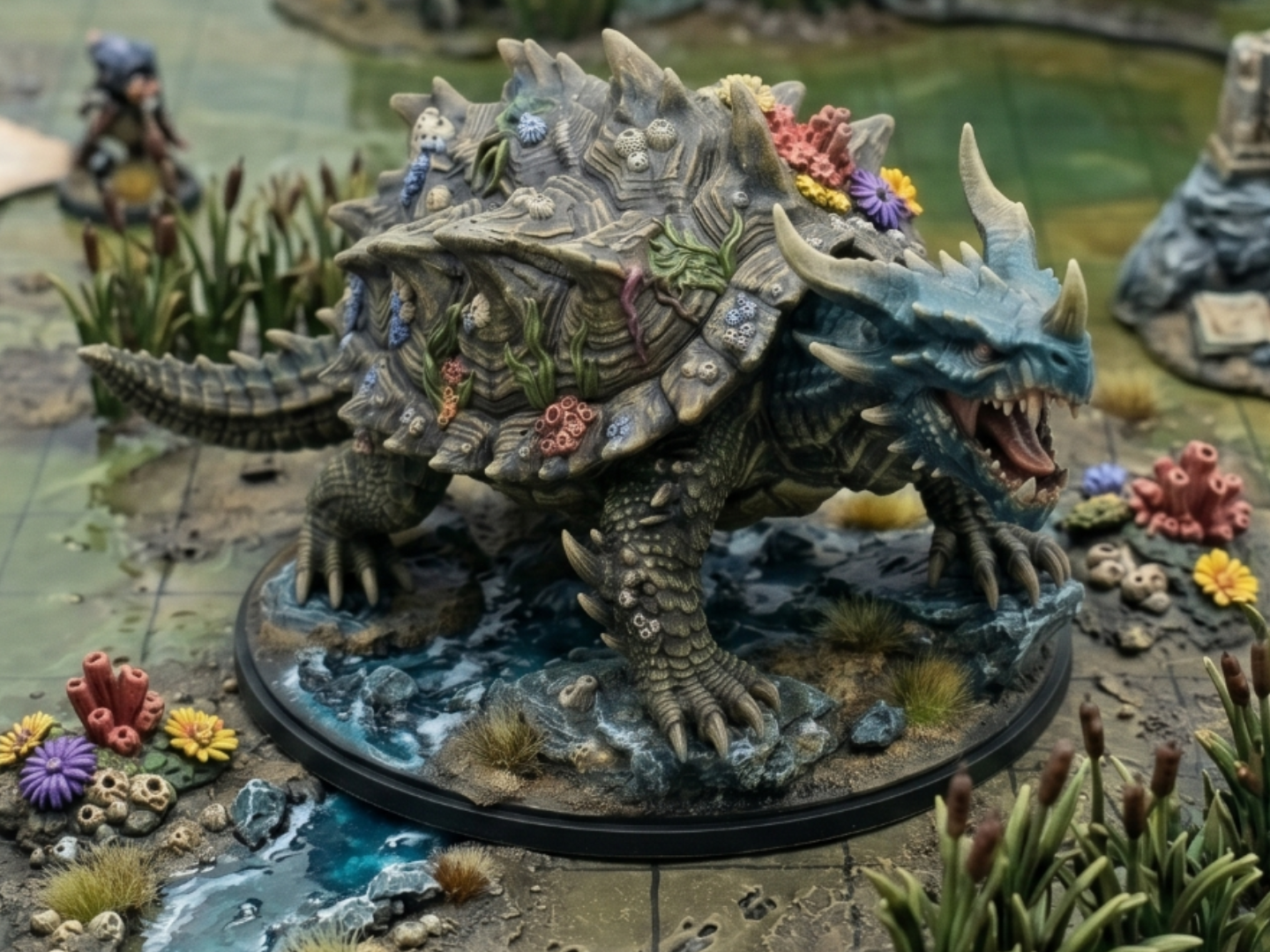 DnD Dragon Turtle miniature