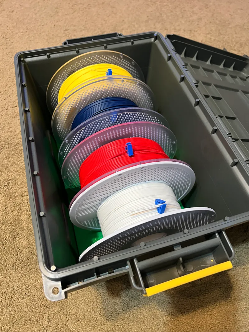 MTM dry box spool holder
