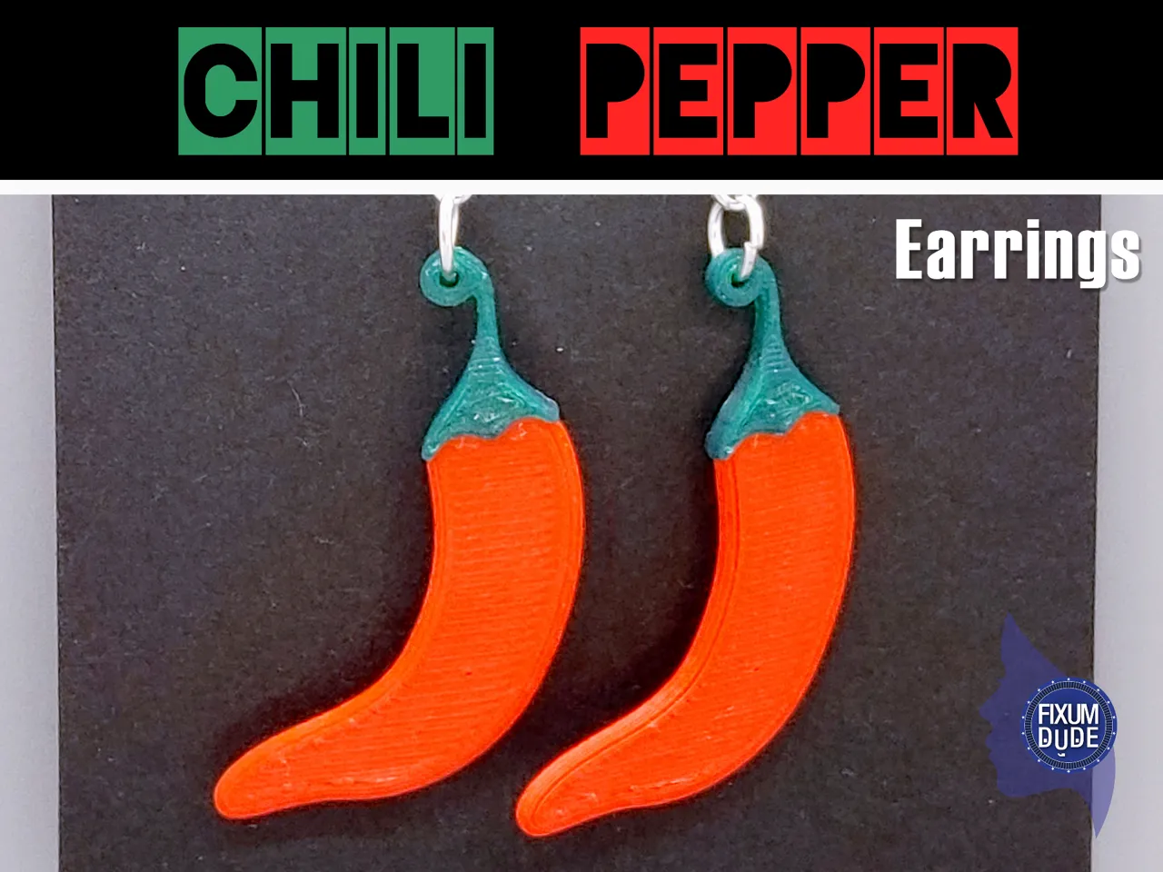 Chili Pepper Earrings view 2