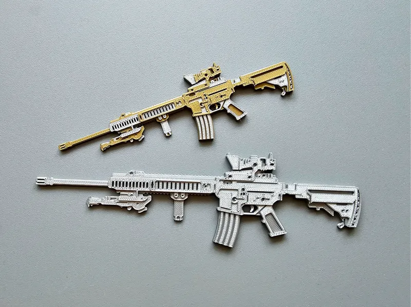 Detailed M4 Rifle - Printable Model