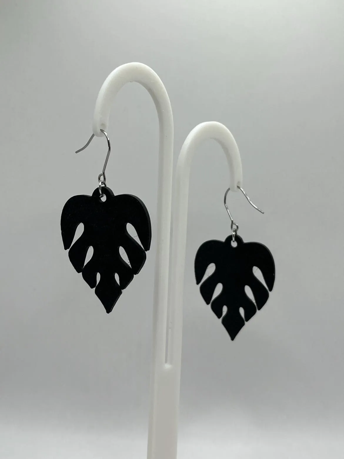 Monstera Earrings view 3