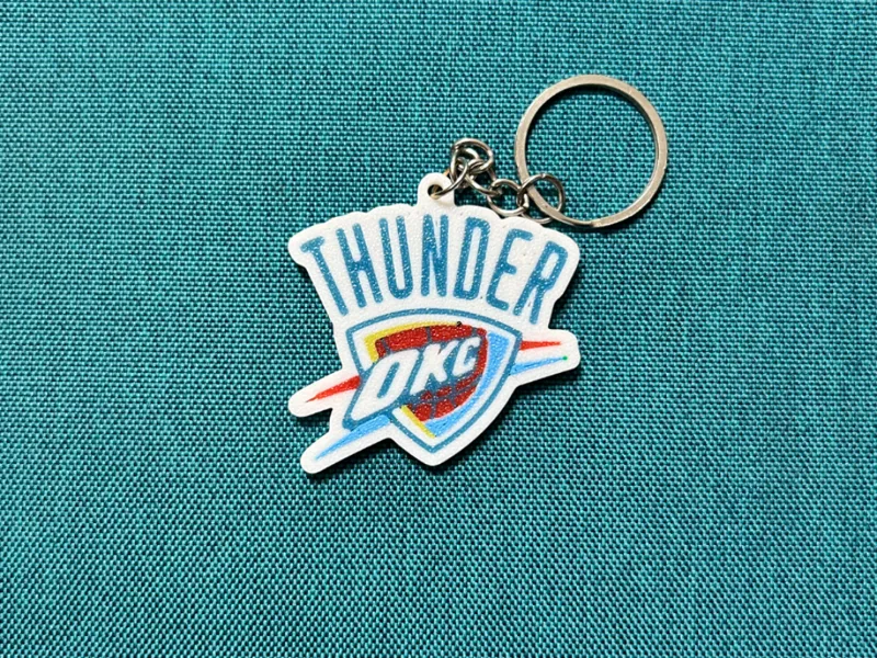 Thunder OKC Keychain