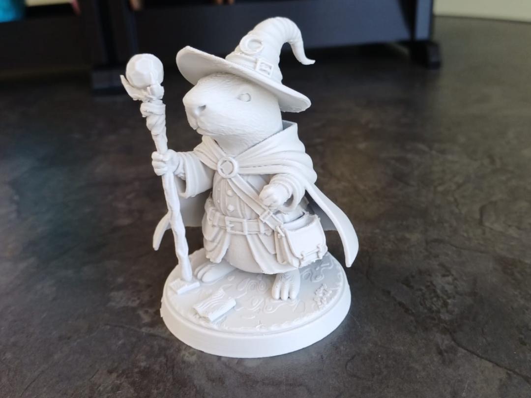 Capybara Wizard Figurine – Cute Fantasy Character