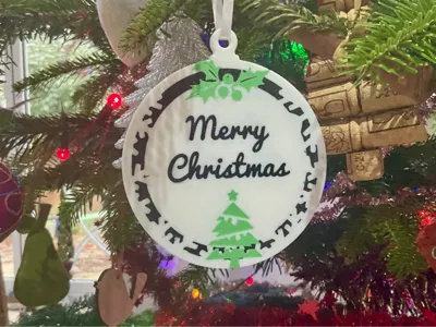 Merry Christmas ornament