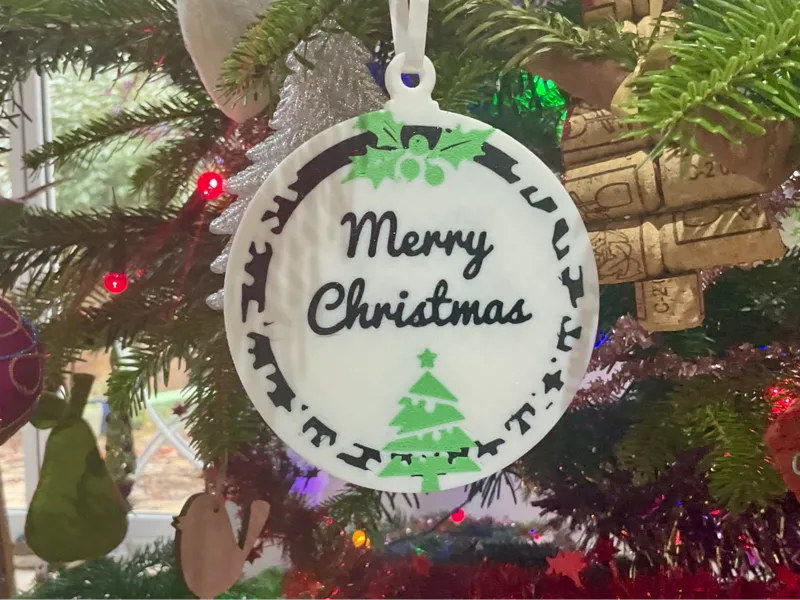 Merry Christmas ornament