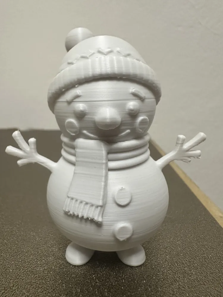 Christmas snowman - Free 3D Print Model - MakerWorld