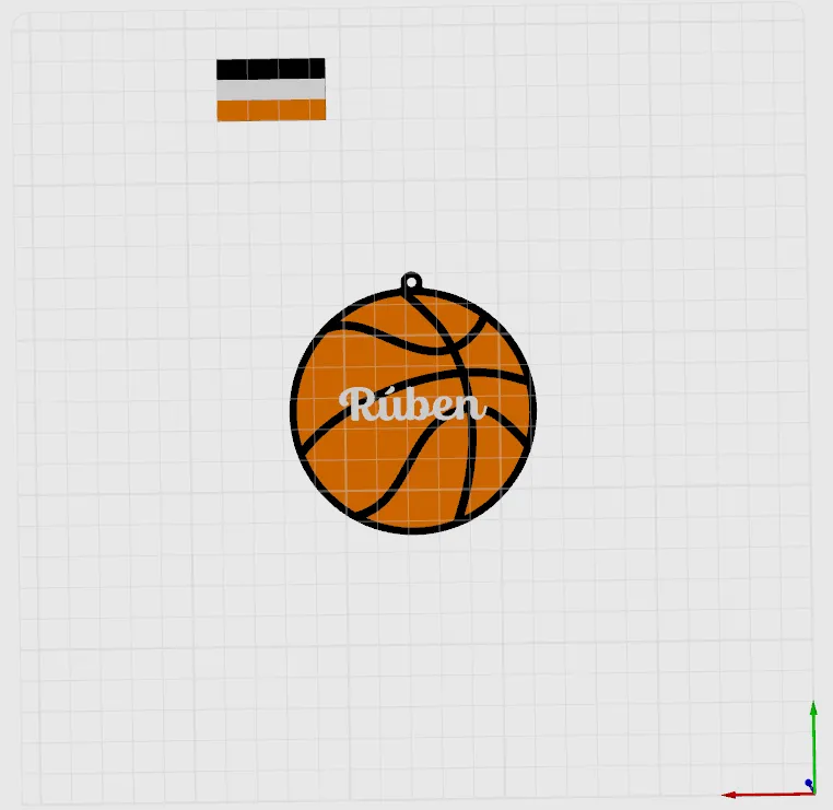 Pota chaves bola basquete com nome