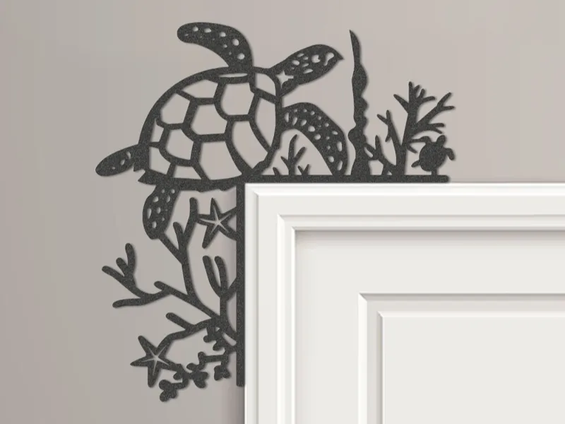Sea Turtle Door Corner Topper