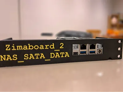 Zimaboard2 10inch 1U SATA Expansion Panel