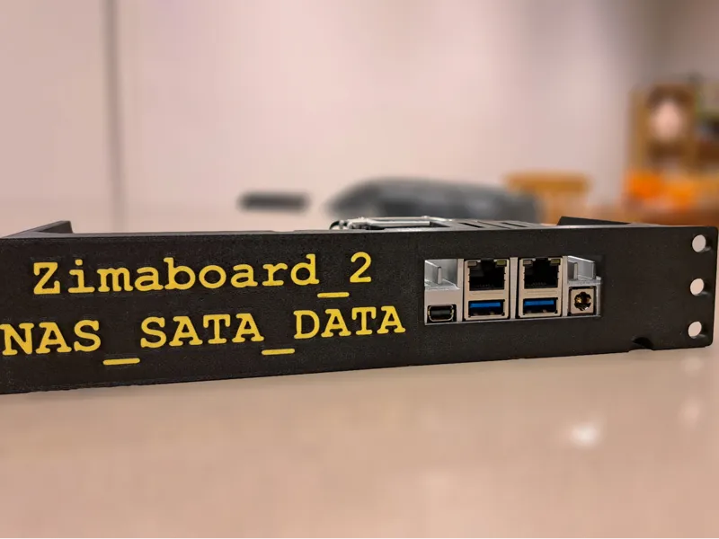 Zimaboard2 10inch 1U SATA Expansion Panel