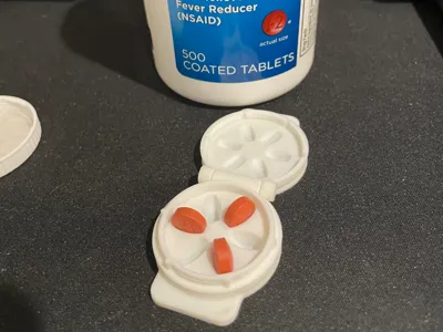 Anti-Rattle Ibuprofen Case