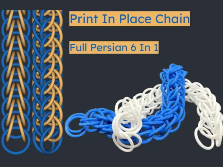 Print In Place Chain (Full Persian 6 In 1)