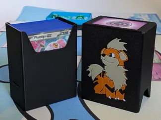 Pokemon TCG Deck Box - Growlithe (60 card sleeved)