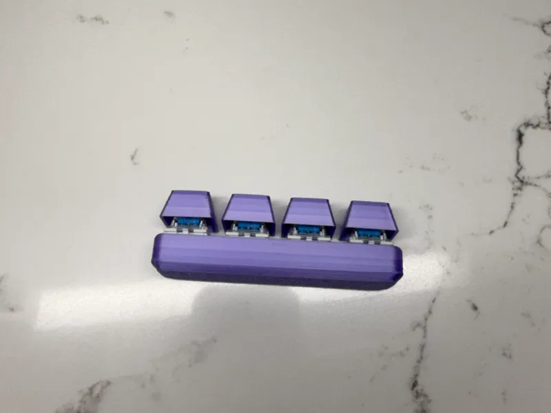 Mechanical Key Switch Fidget Clicker - 4 