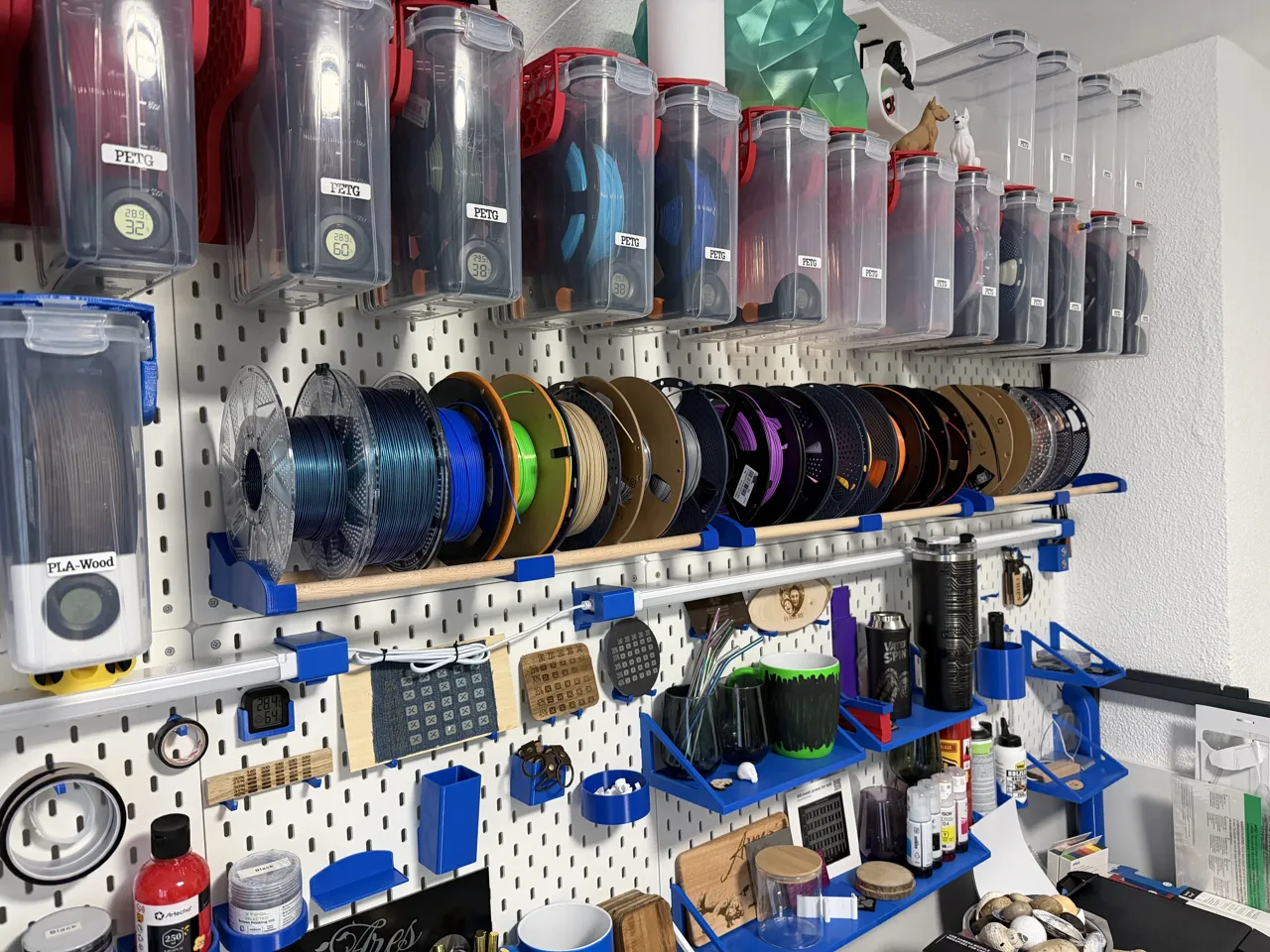 Filament rack - Skadis view 2