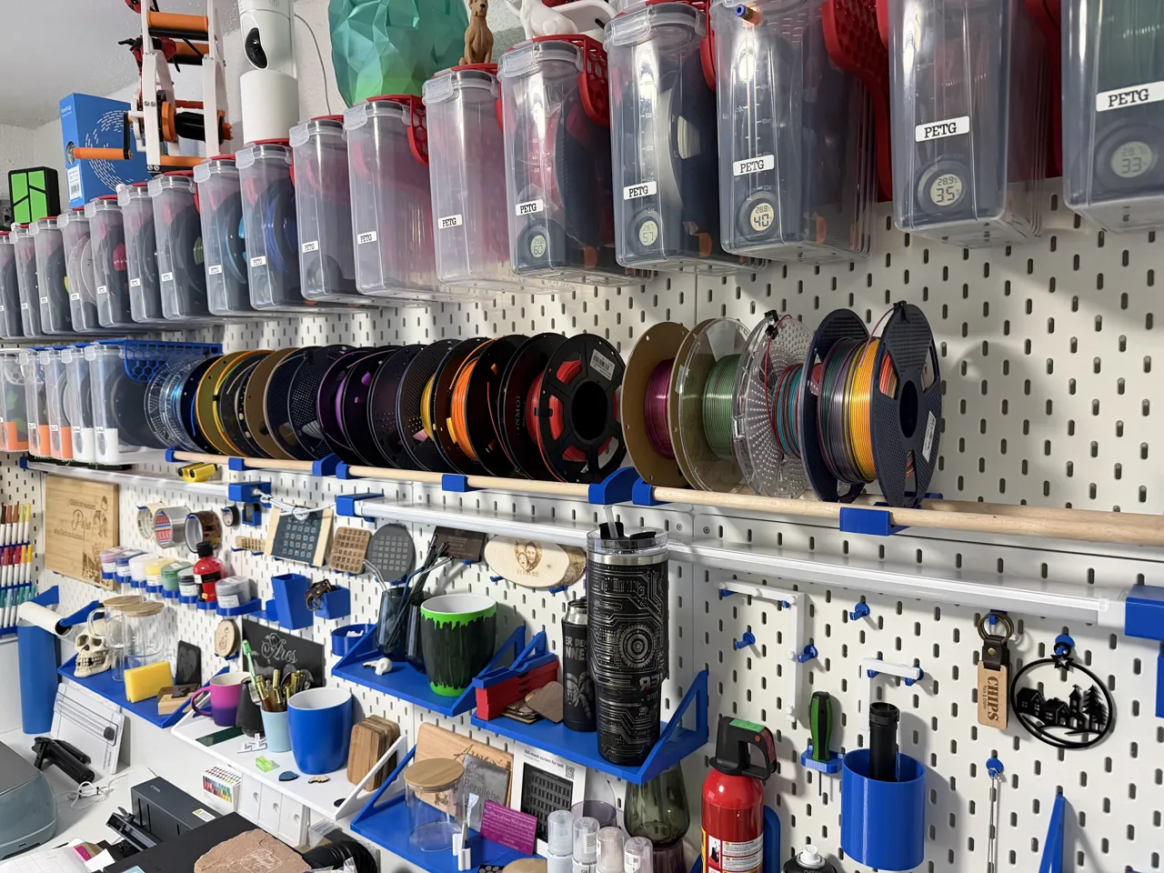 Filament rack - Skadis view 3