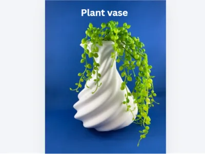 Cool Spiral Plant Vase 