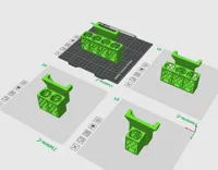 Battery holder (1,2,3 or 4)