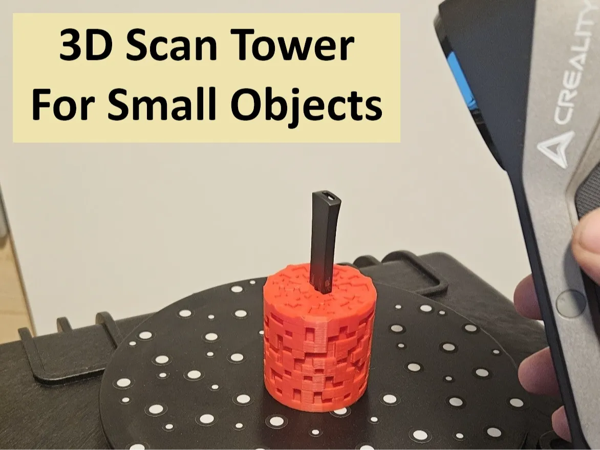 3D Scanning Tower for Small Objects - Free 3D Print Model - MakerWorld