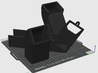 Bambu P1 and X1 Screw On Poop Chute with Guide
