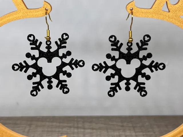 Earrings - Snowflake Disney