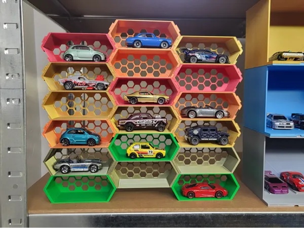 Présentoir mobile pour voitures miniatures 1/64