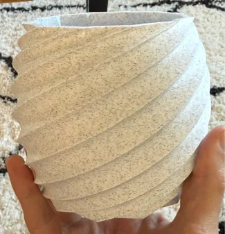 40 degree Spiral Vase