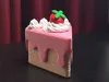 Pink Strawberry Cake