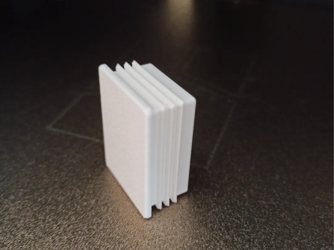 Embout pour tube profilé 40x30 mm