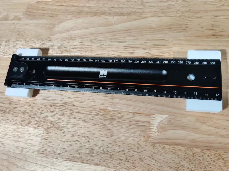 Gridfinity Wen Ruler with Hook 1x2