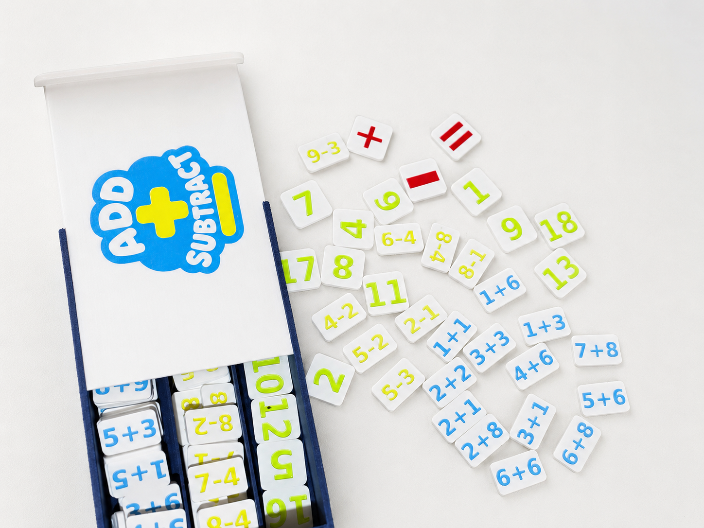 Addition & Subtraction Tiles with Box