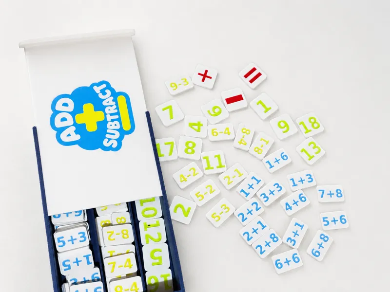 Addition & Subtraction Tiles with Box
