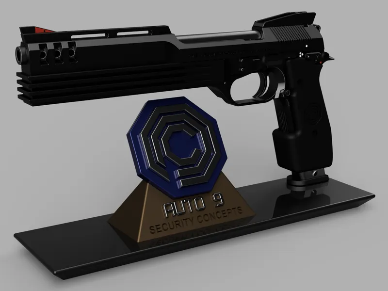 Display Stand for Auto 9 Pistol