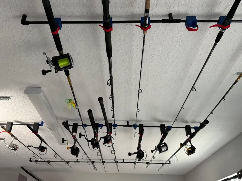 FROG – Fishing Rod Overhead Garage System