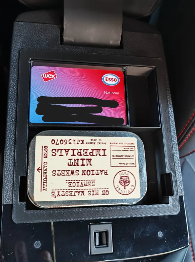 MG ZS Center Console Shallow Coin and Card Tray 