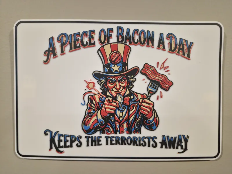 A piece of bacon a day 