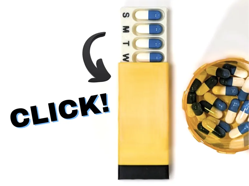 Ultra Mini Pill Box & Fidget