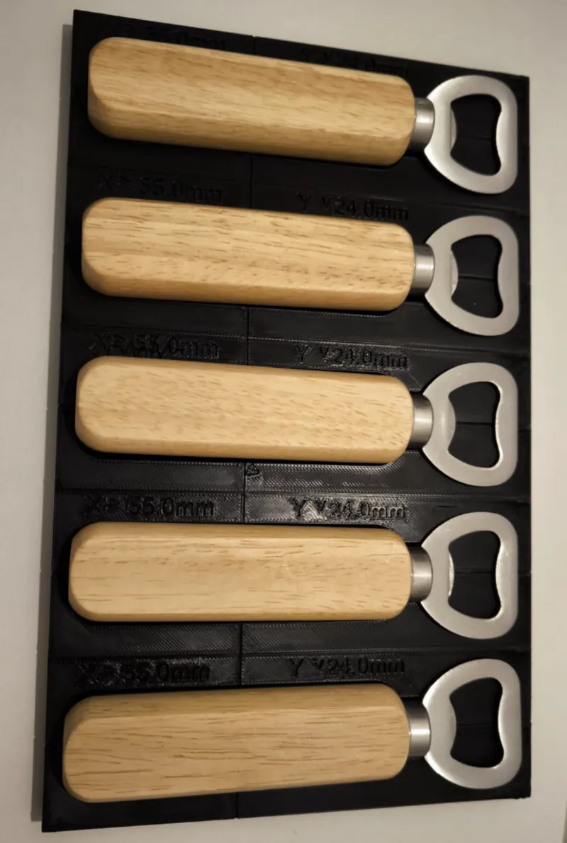 bottle opener holder for laser 