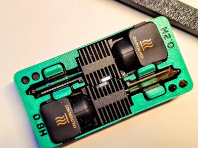 Double Bambu A1 Hotend Gridfinity 2x1