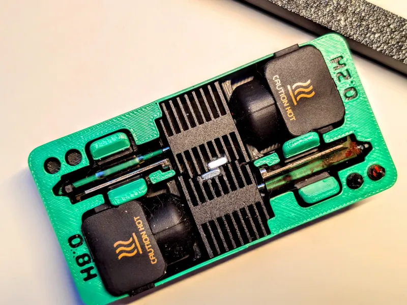 Double Bambu A1 Hotend Gridfinity 2x1