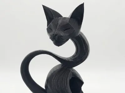 stylized cat